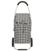 Boodschappen Trolley Lichtgewicht zwart wit
