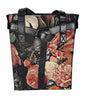 Dames Shopper Leer werktas ``Flower Italia`` Revival
