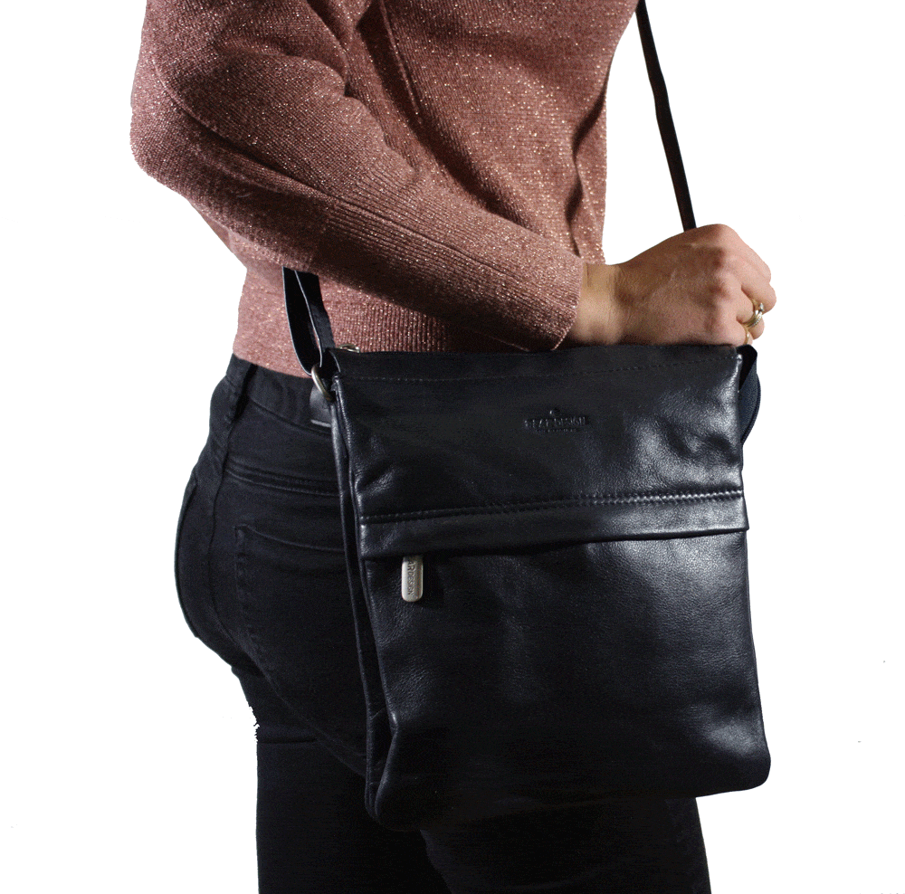 Soepele clearance leren tas