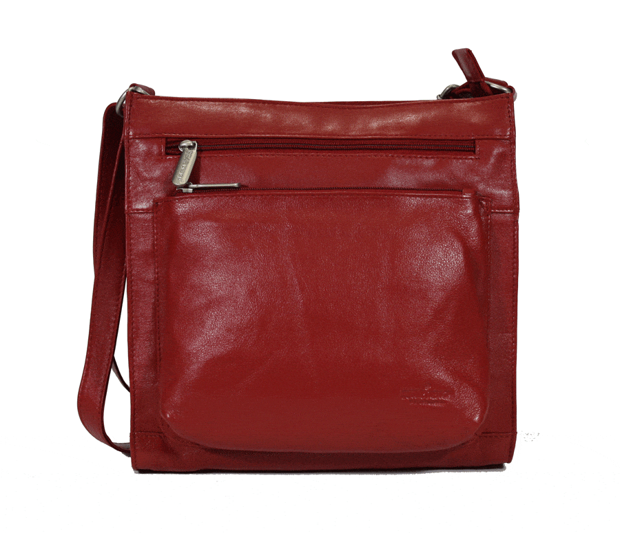 Rode Leren tas - Koffers en tassen Emco