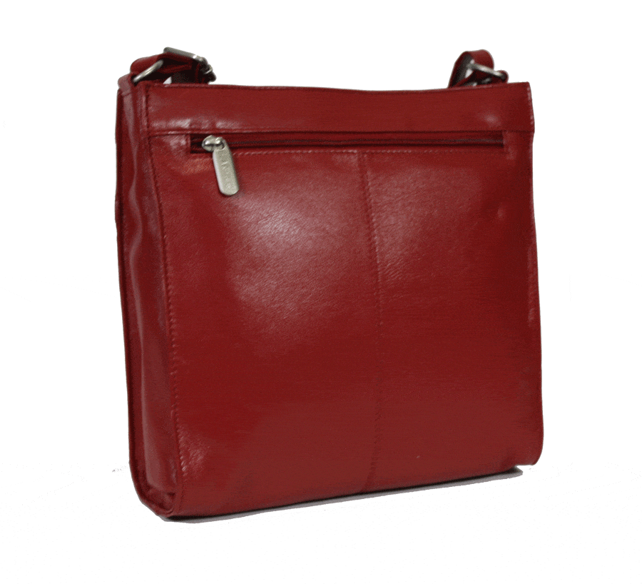Rode Leren tas - Koffers en tassen Emco