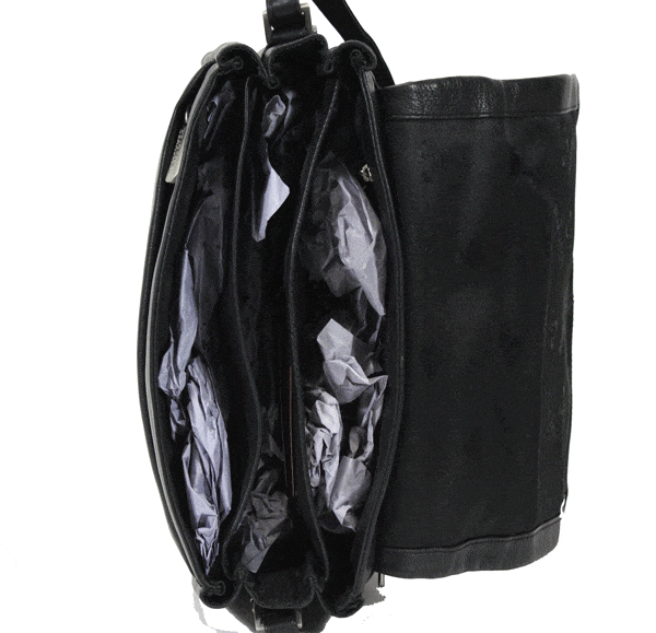 Stewardess tas leer Bear Design zwart - Koffers en tassen Emco