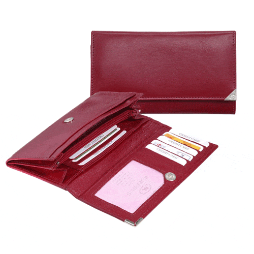 Rode dames portemonnee (classic) - Koffers en tassen Emco
