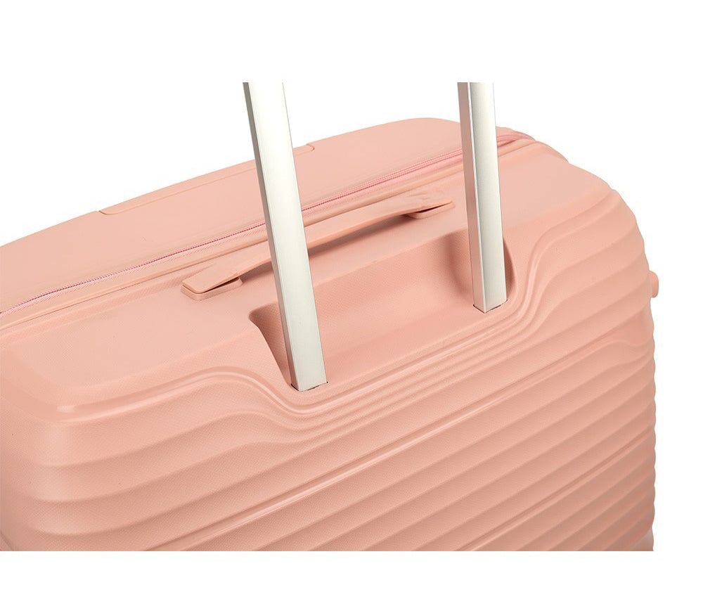 Handbagage koffer roze 55x36x22 cm