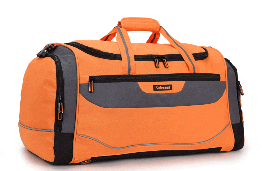 Weekendtas Oranje praktische maat - Koffers en tassen Emco