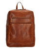Leren rugzak Cognac Genicci (laptop)
