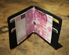 Geld clip / Dollarclip Leer