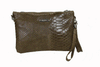 Clutch dark taupe LIMUJO