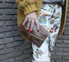 Clutch taupe LIMUJO