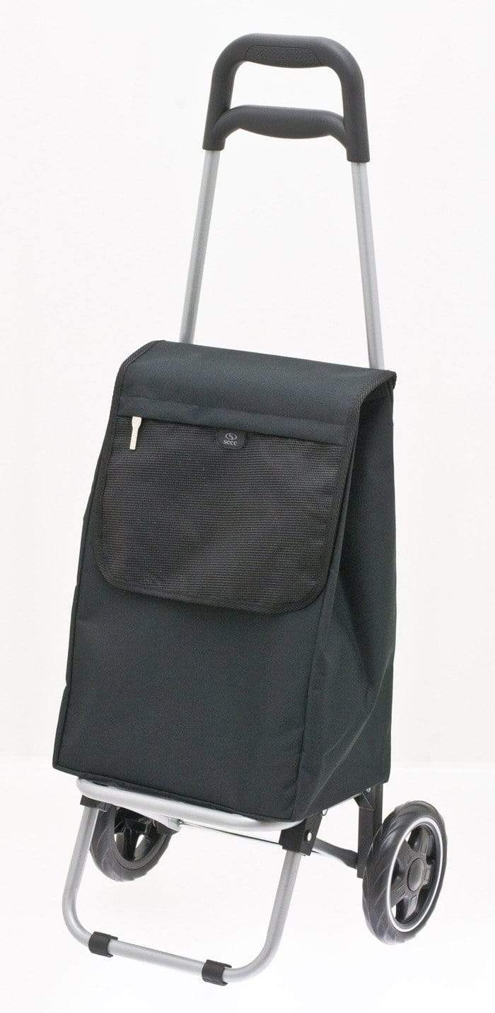 Boodschappenkar klein model zwart (minishopper) - Koffers en tassen Emco